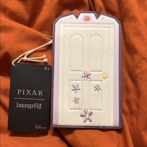 Loungefly Pixar Purple and White Door Wallet